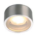 ROX CEILING OUT, TCR-TSE, luminária de teto para exteriores, alumínio escovado, máx. 11 W, IP44