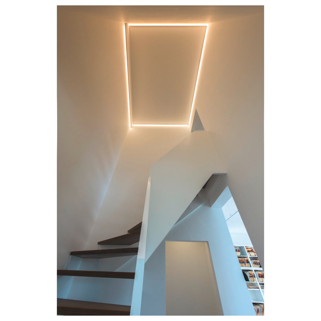 GRAZIA 20, perfil de instalação à superfície, LED, standard, liso, 3 m, branco