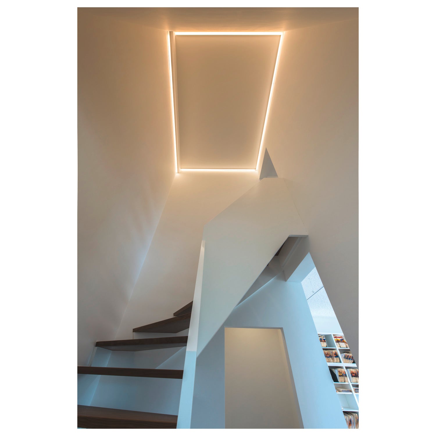 GRAZIA 20, perfil de instalação à superfície, LED, standard, liso, 3 m, branco