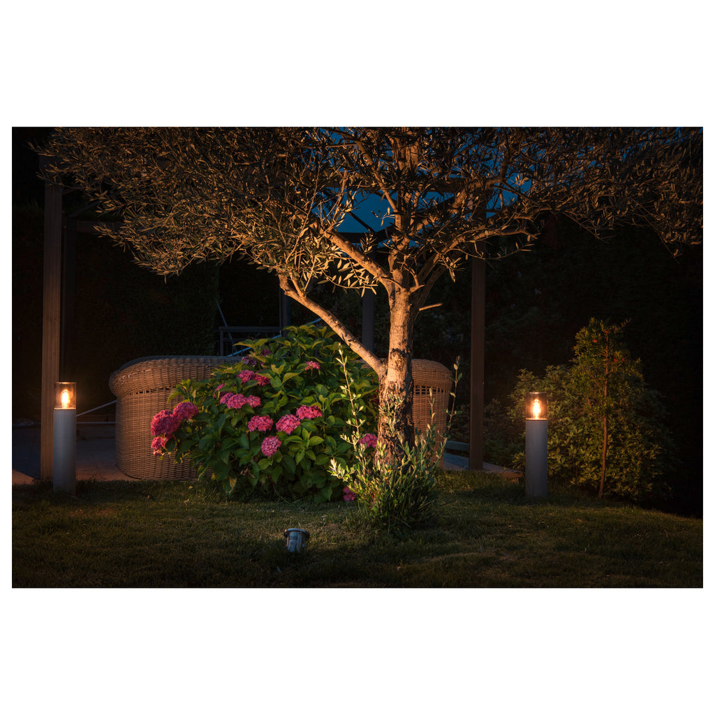 LISENNE POLE 70, E27, cinzento, IP54