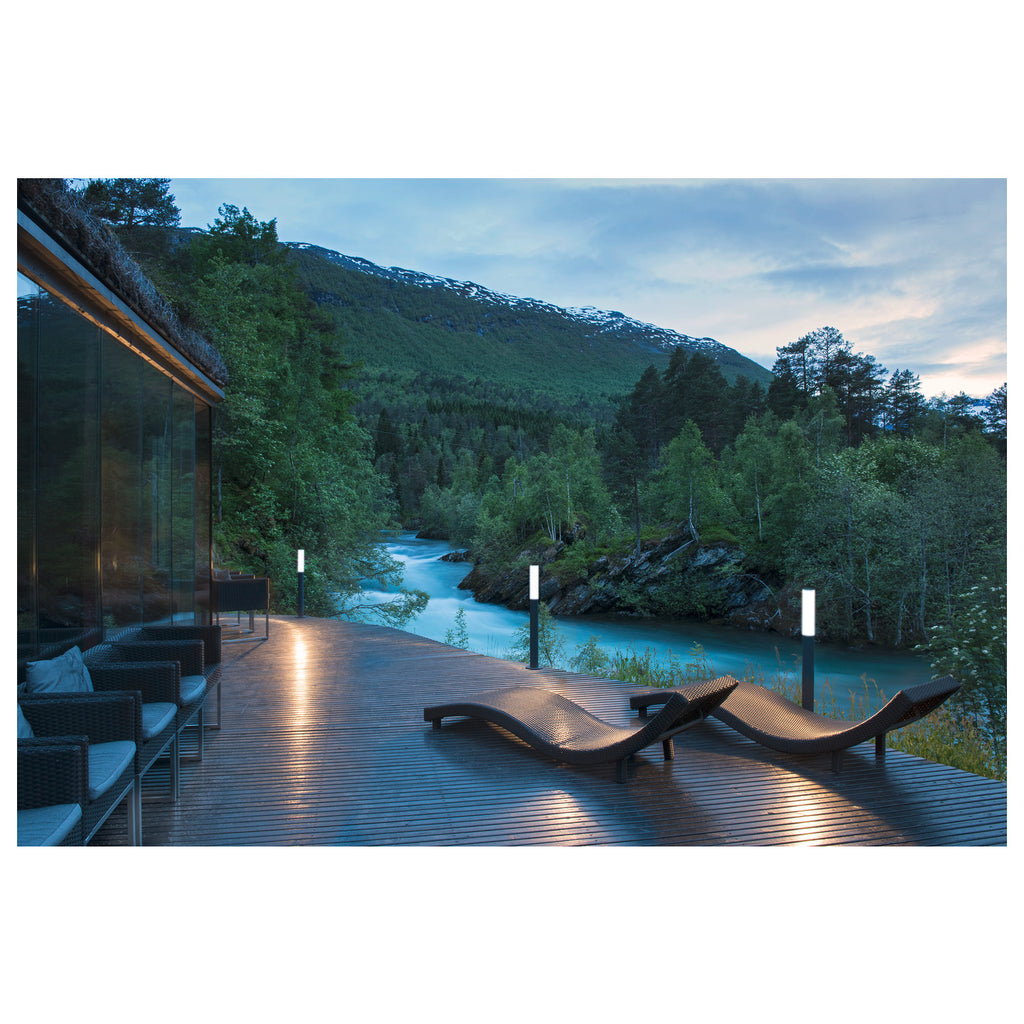 APONI 90, luminária de apoio Outdoor, LED, 3000 K, antracite, IP65