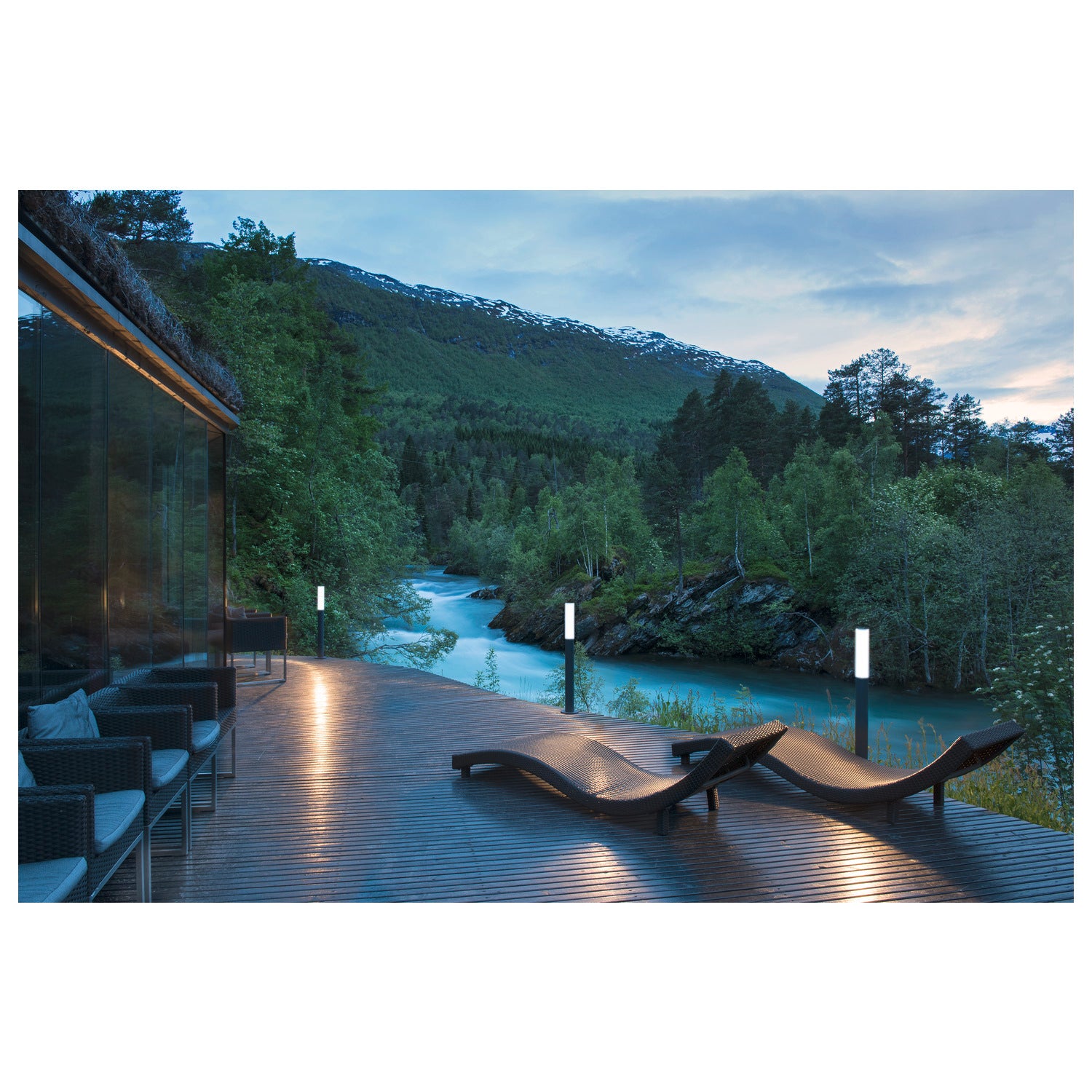 APONI 90, luminária de apoio Outdoor, LED, 3000 K, antracite, IP65