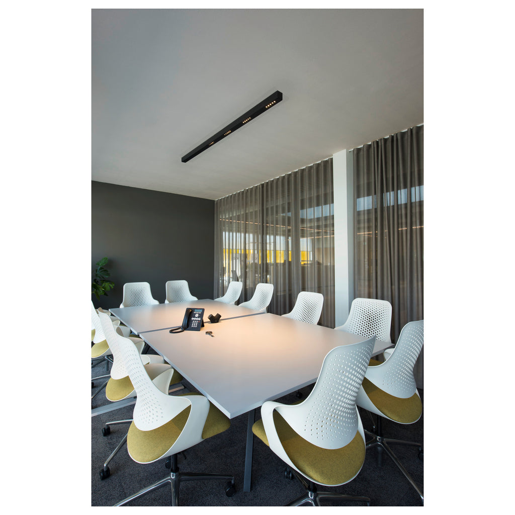Q-LINE CL, luminária de montagem de superfície no teto LED indoor, 2 m, BAP, preto, 3000 K