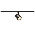 ENOLA_C, projetor para calha elétrica de alta voltagem de 1 fase, LED, 3000 K, preto, 55°, incl. adaptador de 1 fase