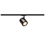 ENOLA_C, projetor para calha elétrica de alta voltagem de 1 fase, LED, 3000 K, preto, 55°, incl. adaptador de 1 fase