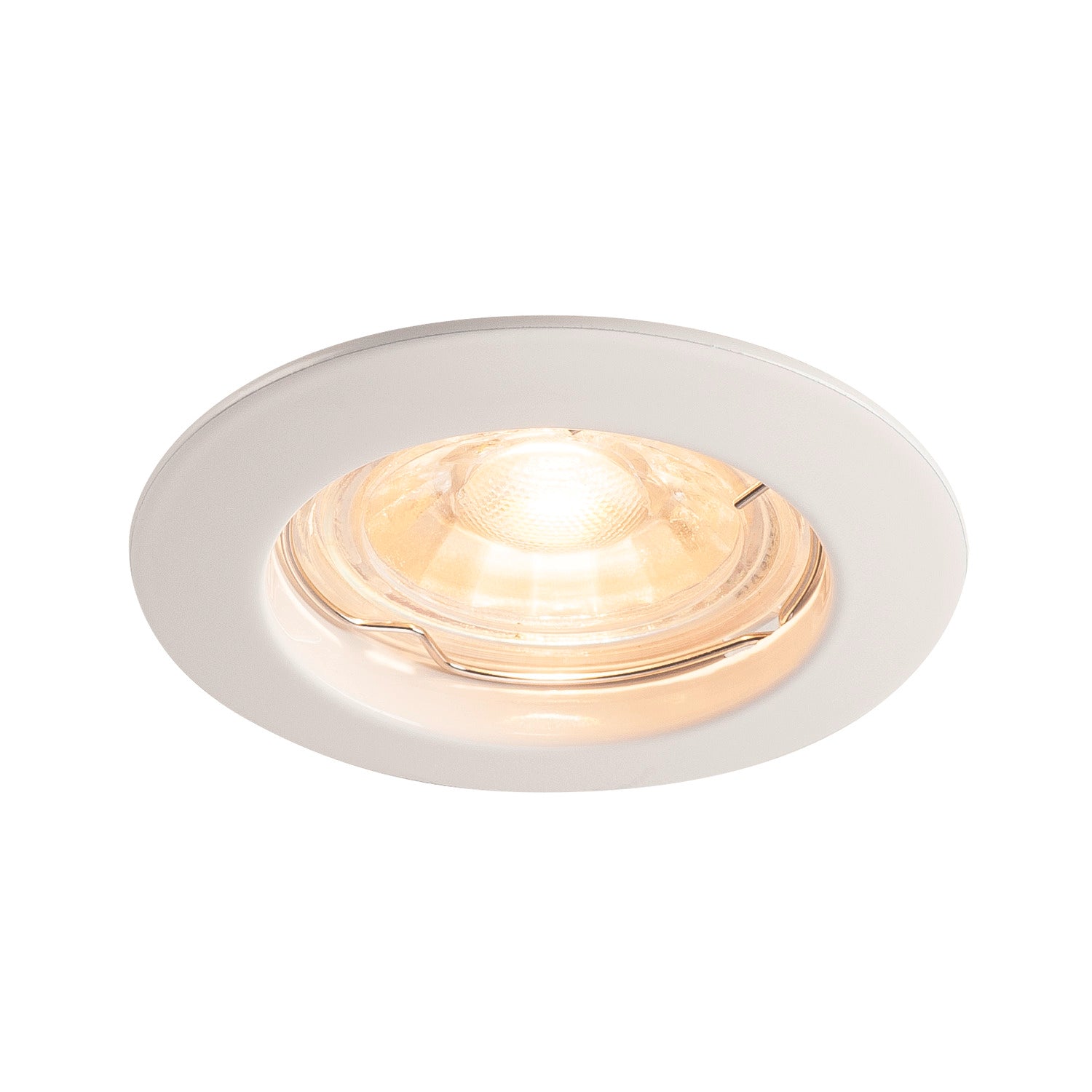 PIKA, luminária de embutir no teto, QPAR51, rígida, branco, máx. 50 W