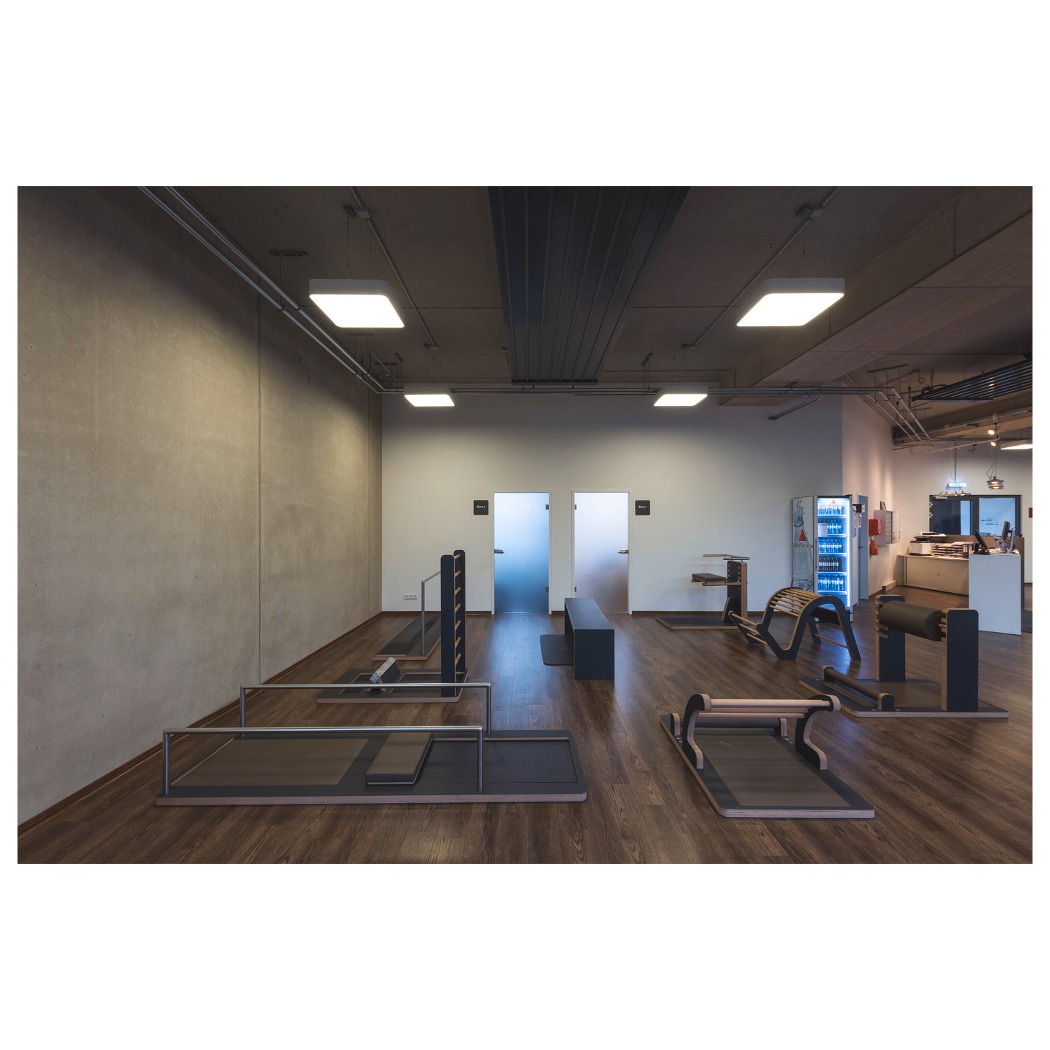 MEDO 60, luminária de teto, LED, 3000 K, angular, branco, 1-10V
