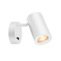 ENOLA_B, luminária de parede, QPAR51, com projetor, branco, máx. 50 W