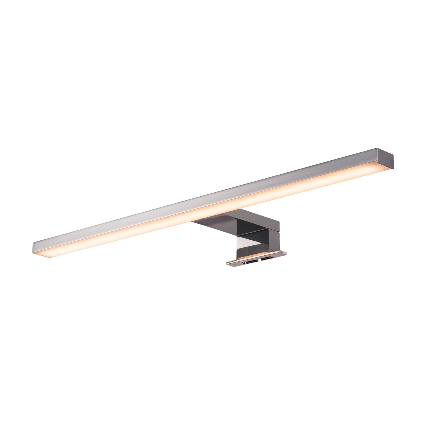 DORISA, luminária de espelho, LED, 4000 K, longo, cromado, IP44
