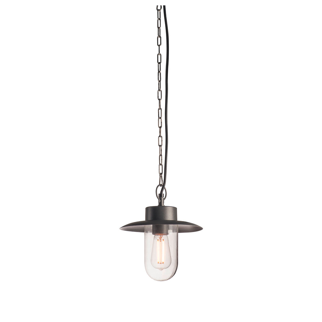 MOLAT, luminária pendente Outdoor, E27, antracite, máx. 60 W, IP44