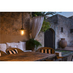 MOLAT, luminária pendente Outdoor, E27, antracite, máx. 60 W, IP44