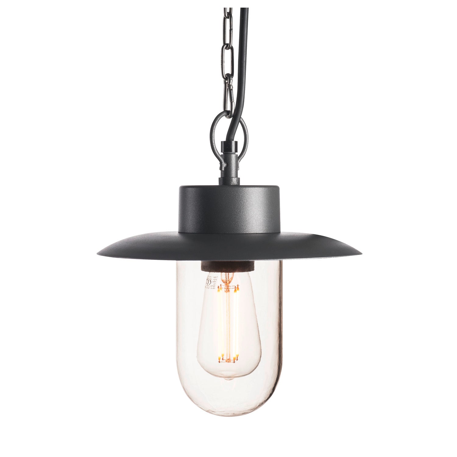 MOLAT, luminária pendente Outdoor, E27, antracite, máx. 60 W, IP44