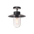 MOLAT, luminária pendente Outdoor, E27, antracite, máx. 60 W, IP44