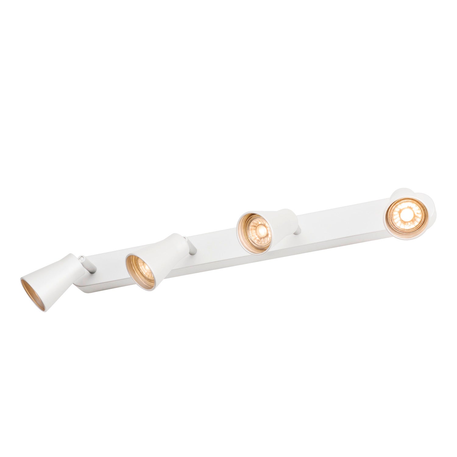 AVO CW Quad, luminária de montagem na parede e no teto Indoor, QPAR51, branco, máx. 50 W