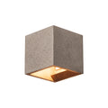 SOLID CUBE, luminária de parede, QT14, arenito preto, máx. 25 W