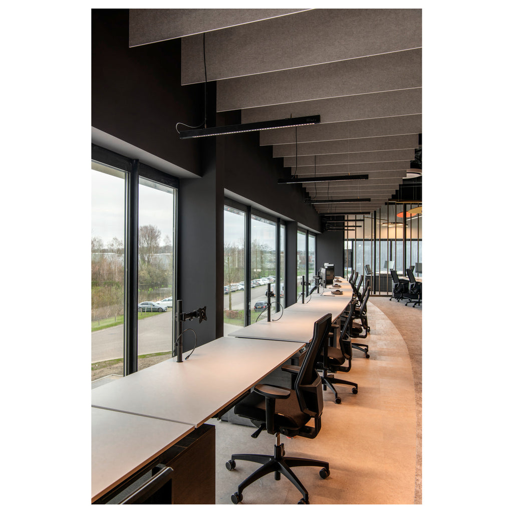 Q-LINE PD, luminária pendente Indoor LED, 1 m, BAP, preto, 3000 K
