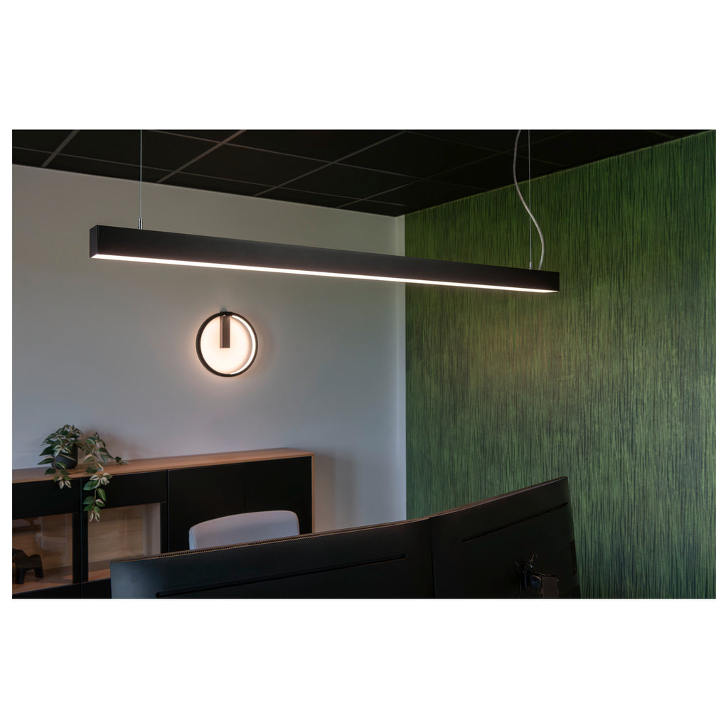 ONE 40 DALI, luminária saliente para a parede interior LED, preto, 3000/4000 K