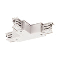 S-TRACK SYSTEM - Conector S-TRACK T, direito, terra interior, com opção de alimentação, PHASE, branco