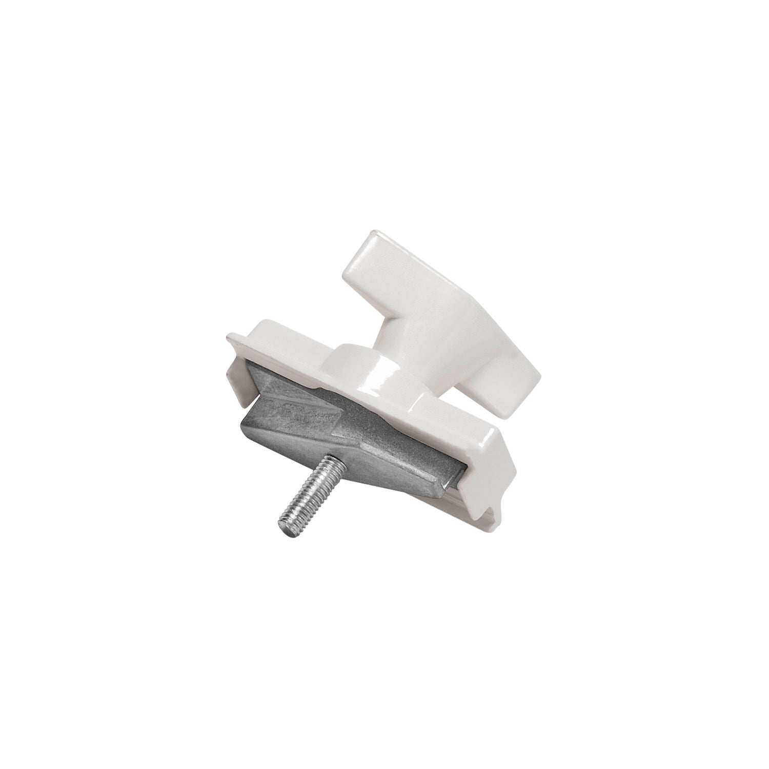 S-TRACK SYSTEM - ADAPTADOR MECÂNICO, para calha montagem à superfície de alta voltagem de 3 fases S-TRAC K, branco
