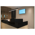 GLENOS II - GLENOS, luminária pendente de perfil, LED, 3000 K, preto, 1 m, 43 W