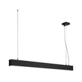GLENOS II - GLENOS, luminária pendente de perfil, LED, 4000 K, preto, 1 m, 43 W