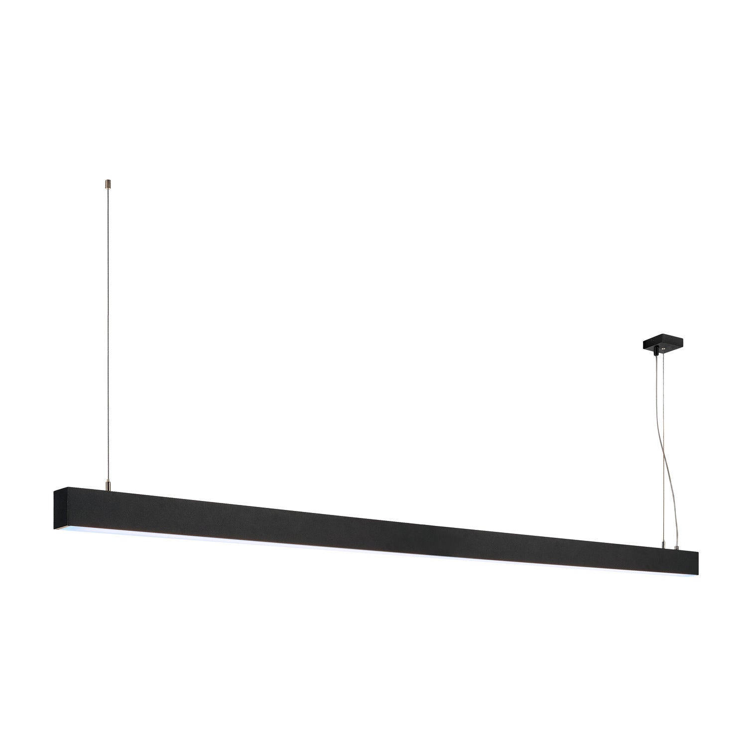 GLENOS II - Luminária de perfil suspensa GLENOS, LED, 4000 K, preto, 2 m, 85 W