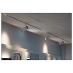 NUMINOS® M 3Ph., PHASE, 3~ Projetor, cilíndrico, 2700 K, 14 Watt, Ângulos de fases, 24°, branco mate / preto mate