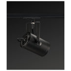 EURO SPOT TRAC K, preto, QPAR51 25 W, incl. adaptador de 1 fase