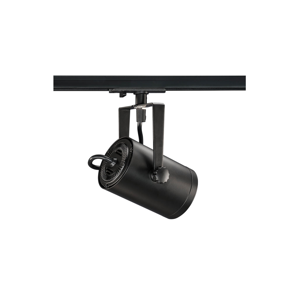 EURO SPOT TRAC K, preto, QPAR51 25 W, incl. adaptador de 1 fase