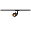 PURI TRACK SPOT, QPAR51, preto 50 W, incl. adaptador de 1 fase