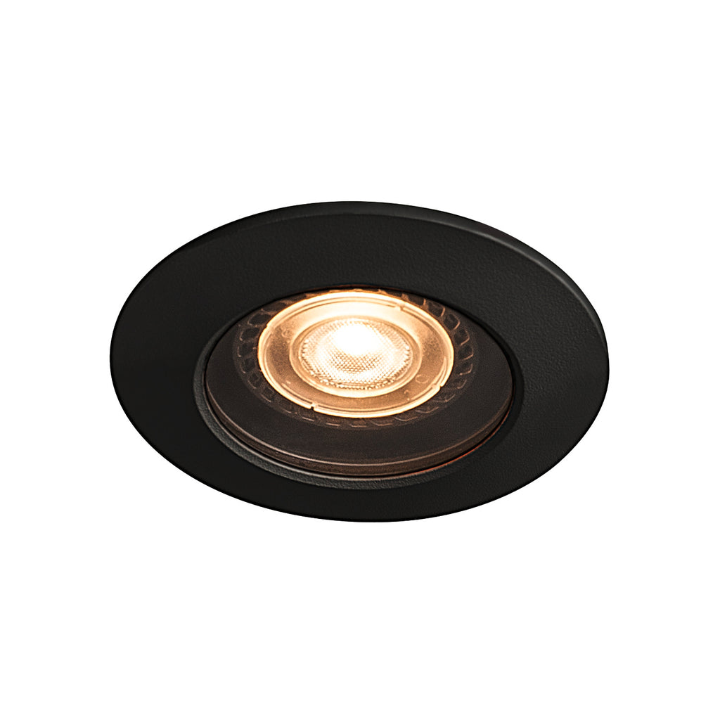 VARU QPAR51 DL, luminária de exterior encastrada no teto, preto, IP20/65