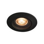 VARU QPAR51 DL, luminária de exterior encastrada no teto, preto, IP20/65