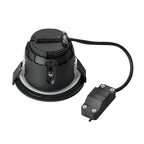 VARU QPAR51 DL, luminária de exterior encastrada no teto, preto, IP20/65