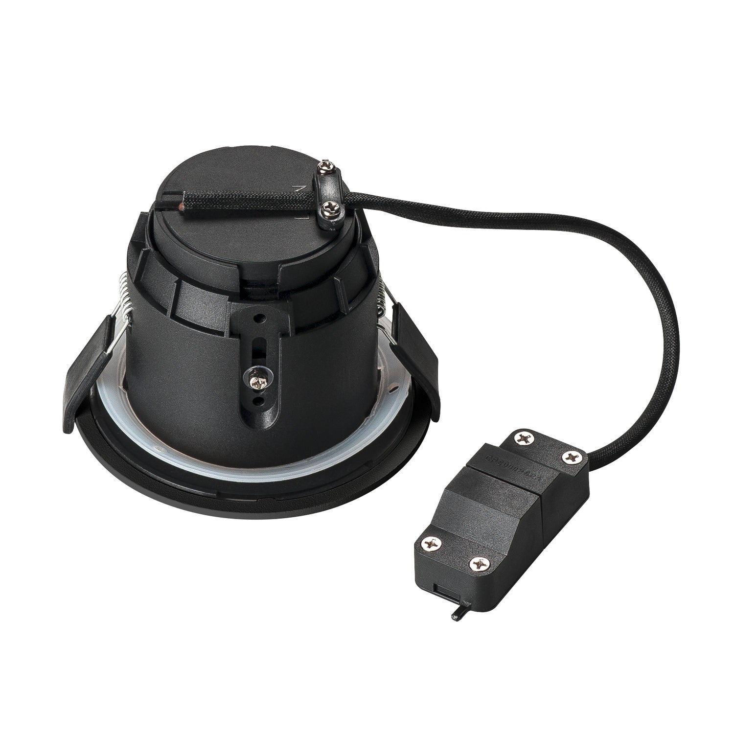 VARU QPAR51 DL, luminária de exterior encastrada no teto, preto, IP20/65