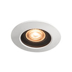 VARU QPAR51 DL, luminária de exterior encastrada no teto, preto/branco, IP20/65