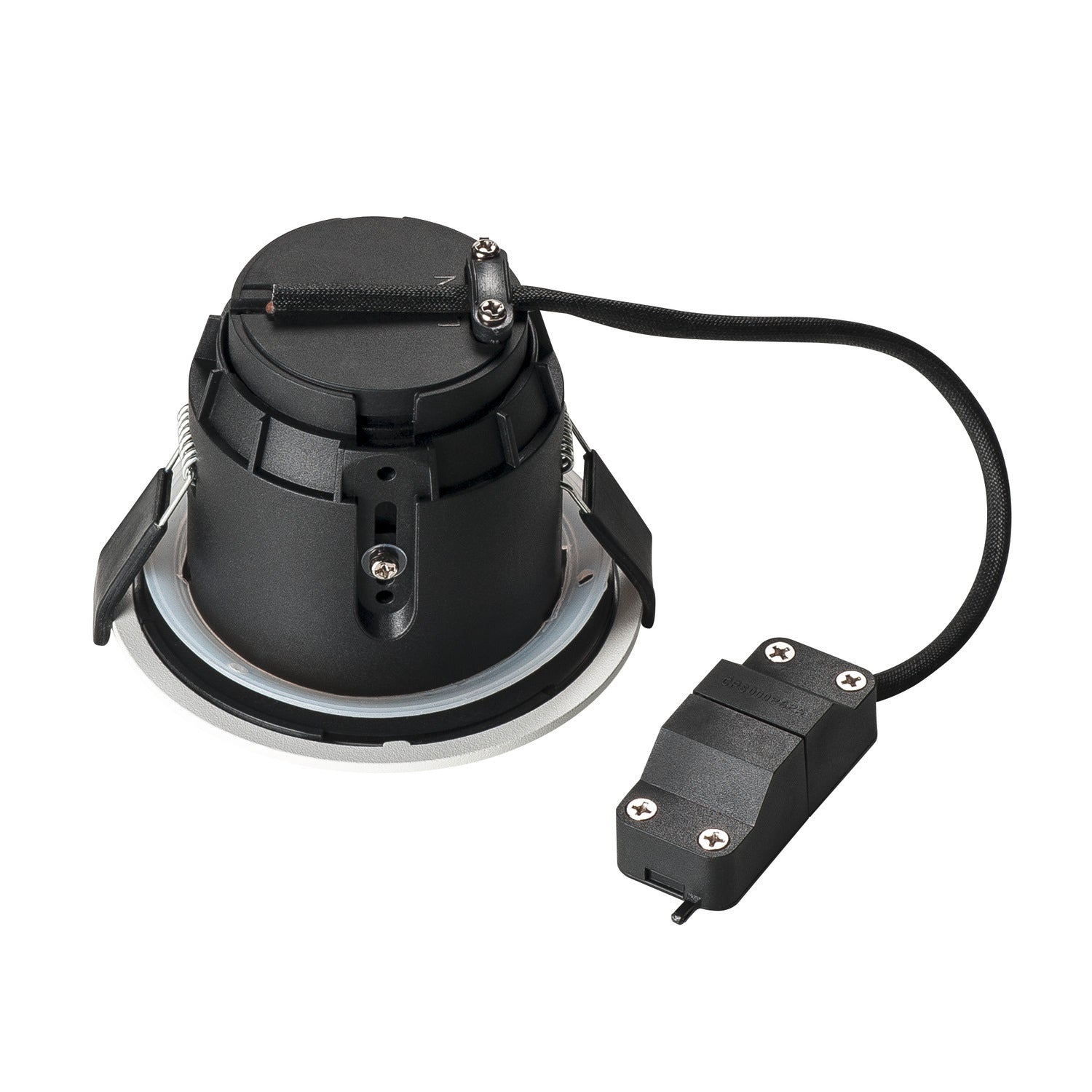 VARU QPAR51 DL, luminária de exterior encastrada no teto, preto/branco, IP20/65