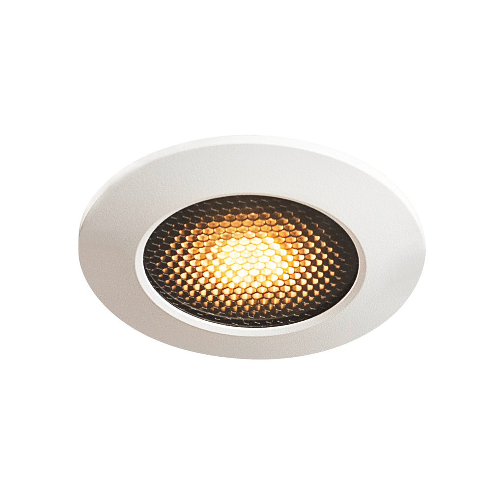 VARU QPAR51 DL, luminária de exterior encastrada no teto, preto/branco, IP20/65