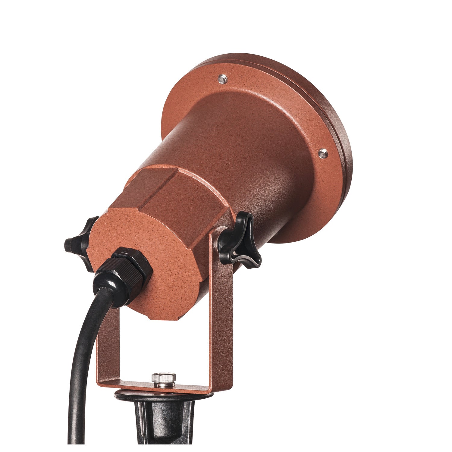 BIG NAUTILUS QPAR51, luminária de estaca Outdoor, cor de ferrugem IP65 máx. 11 W