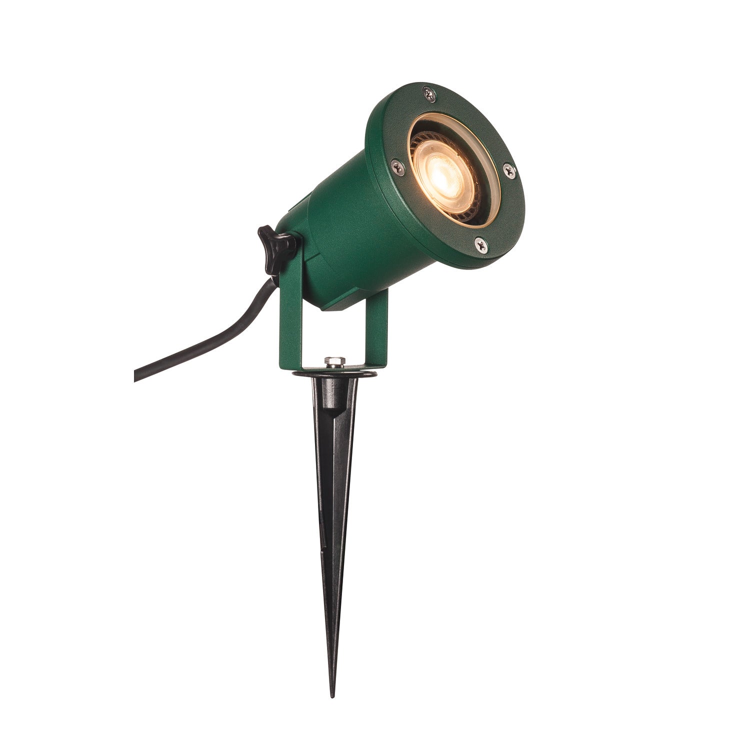 BIG NAUTILUS QPAR51, luminária de estaca Outdoor, verde IP65 máx. 11 W