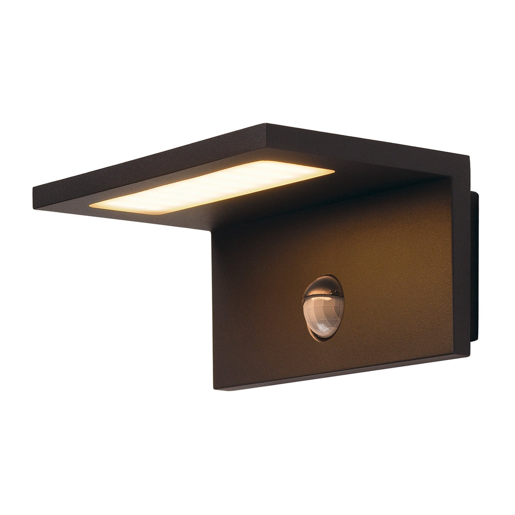 ANGOLUX SENSOR WL, luminária de montagem na parede LED Outdoor, IP44, antracite, 3000 K