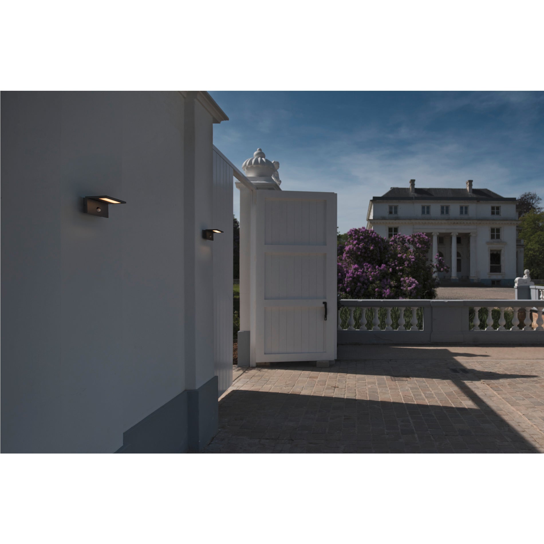ANGOLUX SENSOR WL, luminária de montagem na parede LED Outdoor, IP44, antracite, 3000 K