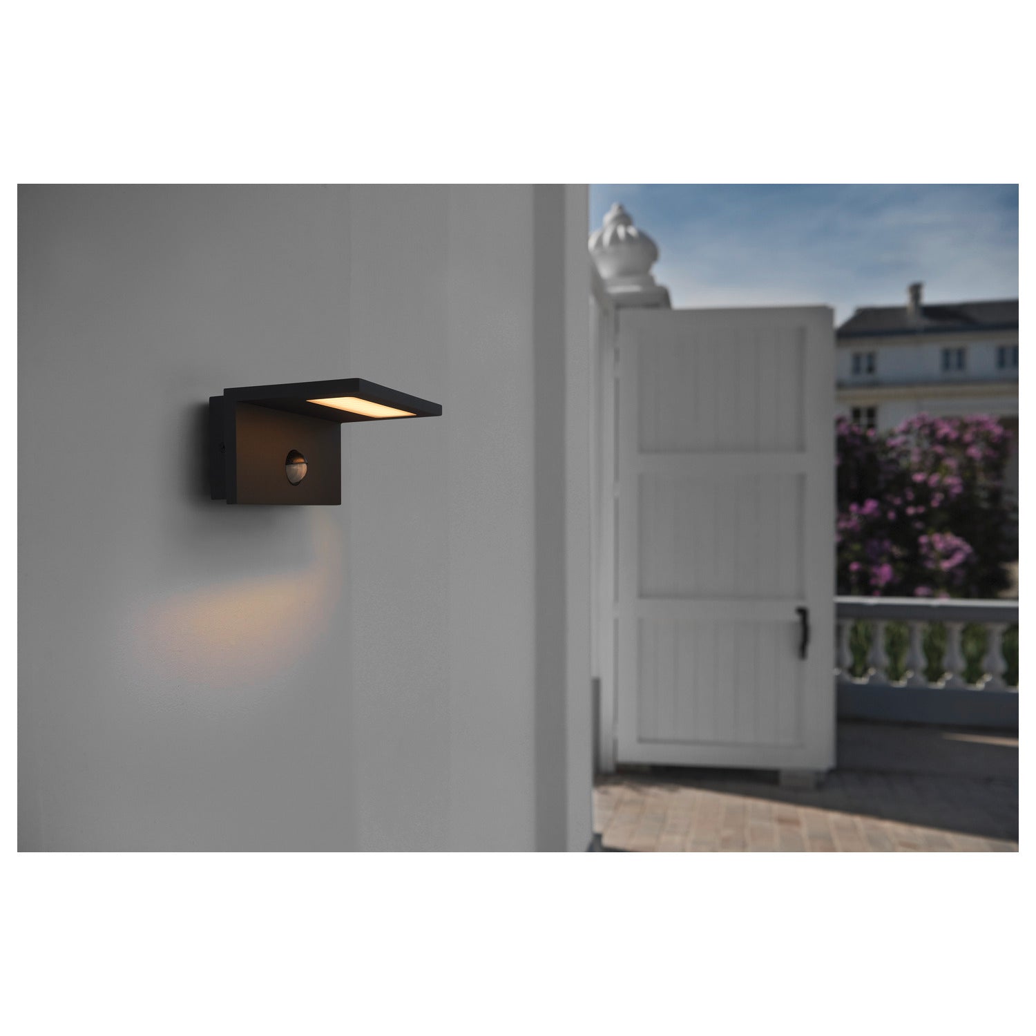 ANGOLUX SENSOR WL, luminária de montagem na parede LED Outdoor, IP44, antracite, 3000 K