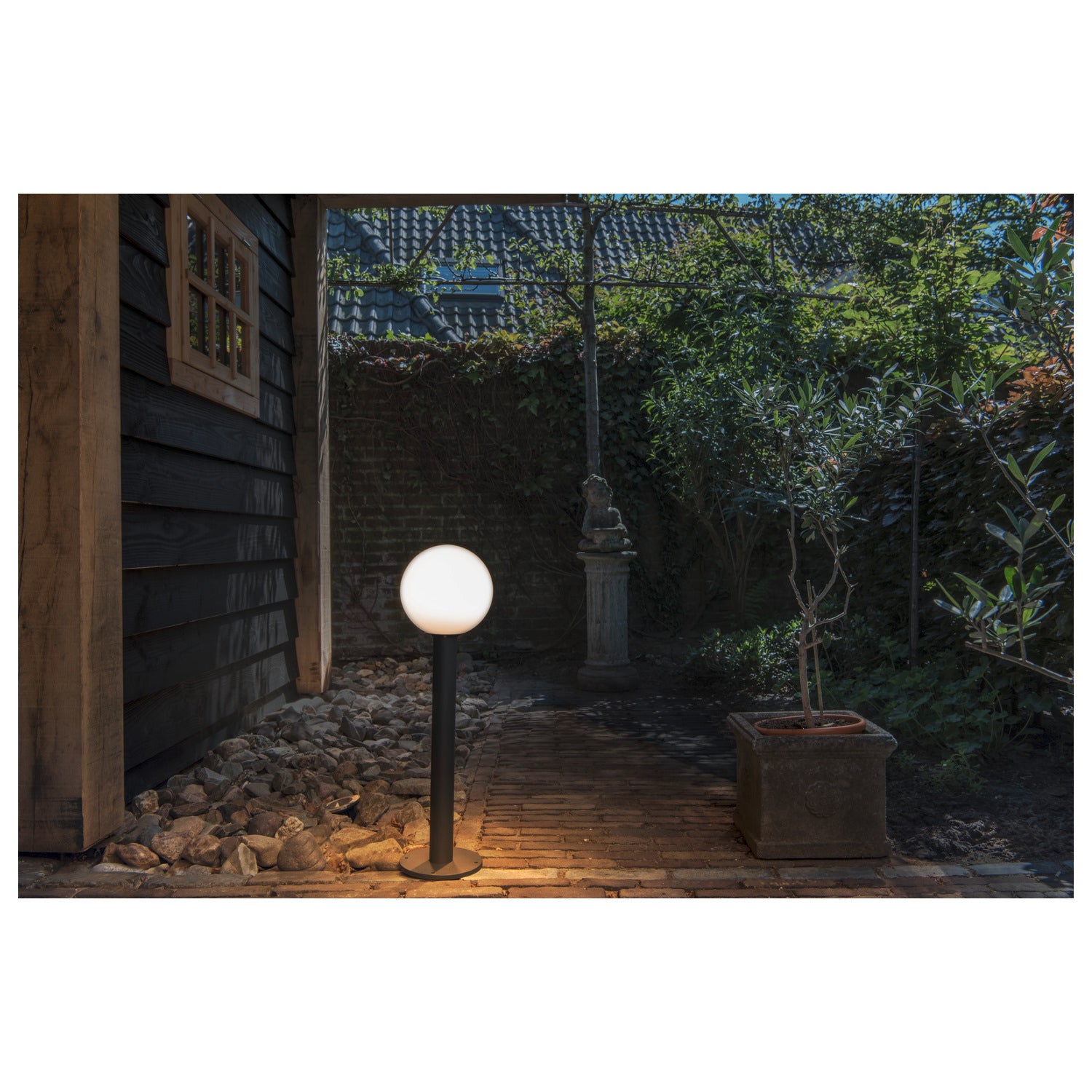 GLOO PURE 70 Pole, luminária de pé Outdoor, E27, antracite, IP44