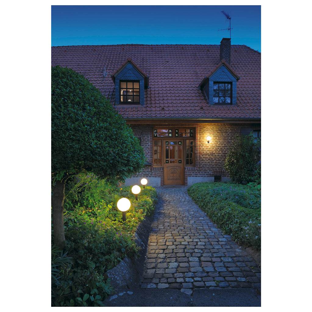 GLOO PURE WL, luminária de montagem na parede Outdoor, E27, antracite, IP44
