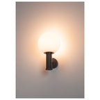 GLOO PURE WL, luminária de montagem na parede Outdoor, E27, antracite, IP44