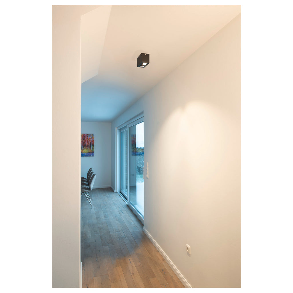 TRILEDO Double, luminária de embutir no teto Indoor LED, preto, 3000 K, 16 W