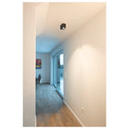 TRILEDO Double, luminária de embutir no teto Indoor LED, preto, 3000 K, 16 W