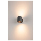 SITRA Up/Down WL, luminária de montagem na parede Outdoor LED, antracote, IP44, 3000 K