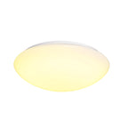 LIPSY 50 Dome, luminária de montagem na parede e no teto LED Outdoor, branco, IP44 3000/4000 K
