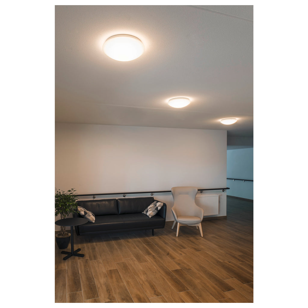 LIPSY 50 Dome, luminária de montagem na parede e no teto LED Outdoor, branco, IP44 3000/4000 K